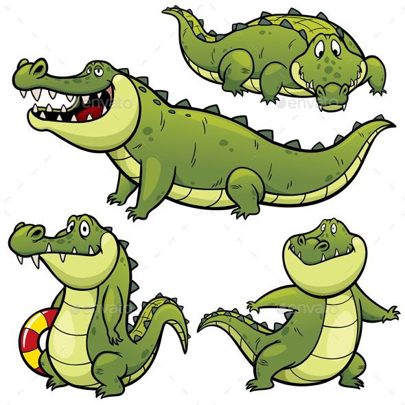 crocodile clipart water drawing