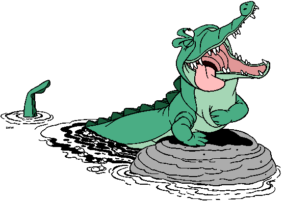 crocodile clipart peter pan crocodile