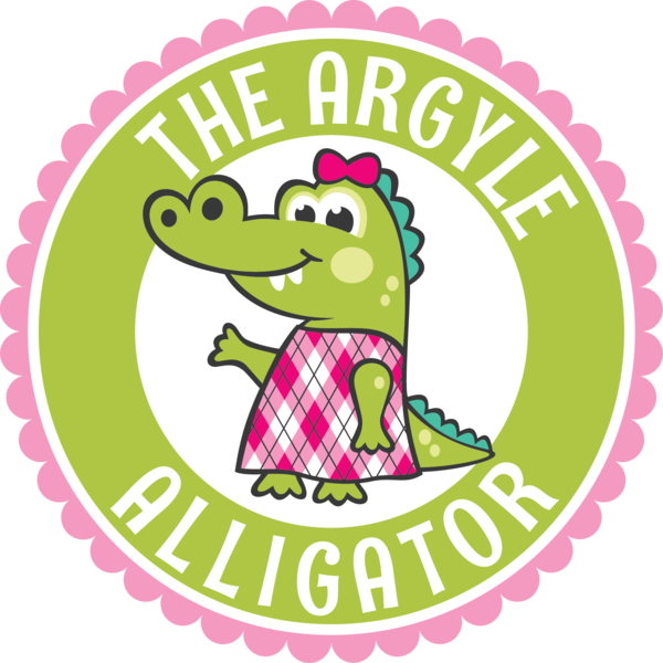 clipart alligator pink