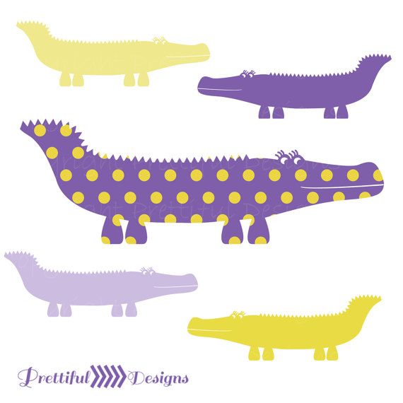Clipart alligator purple. Girl digital clip art