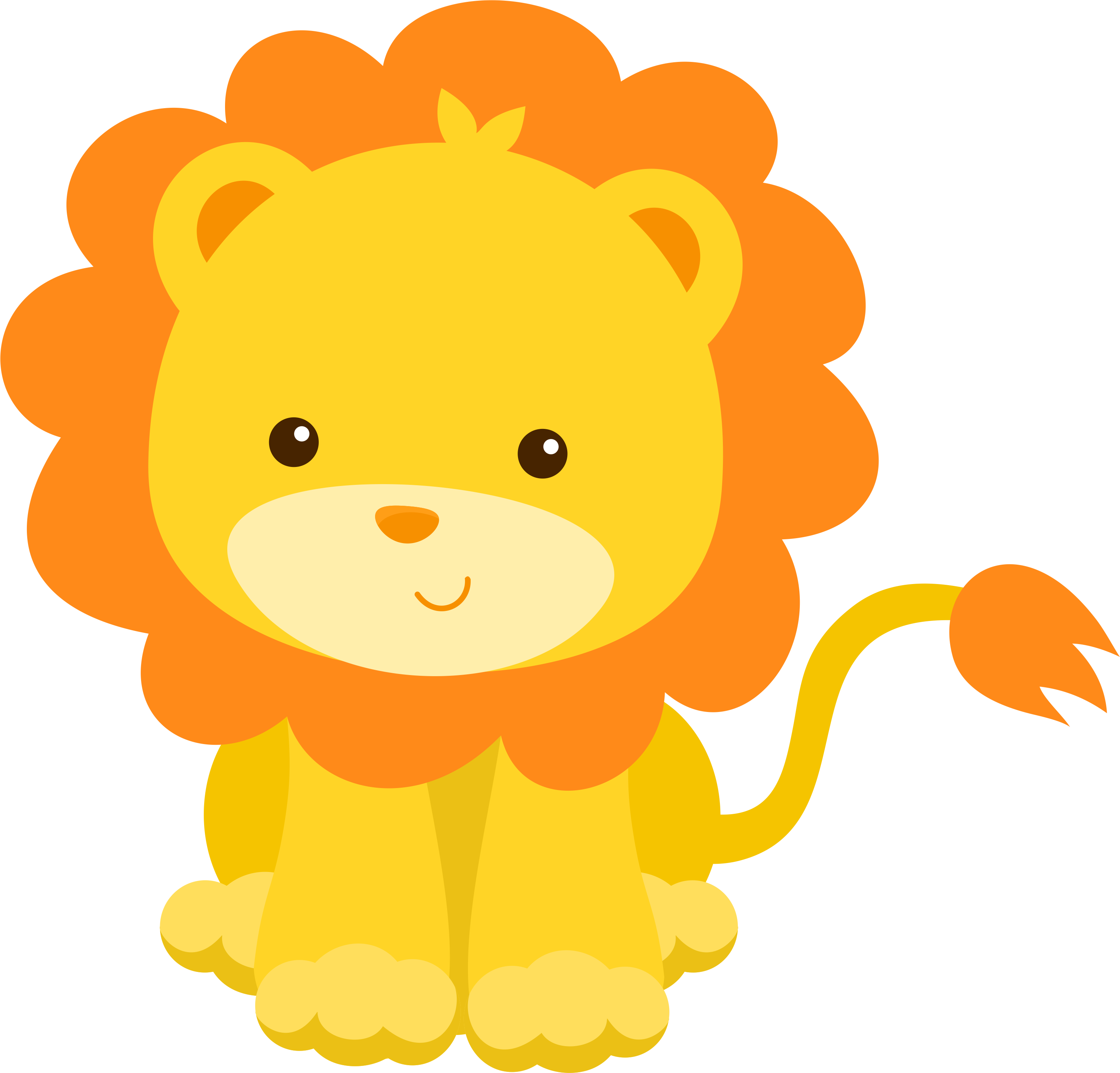 lion clipart volleyball