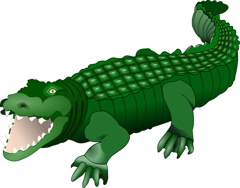 clipart alligator scary