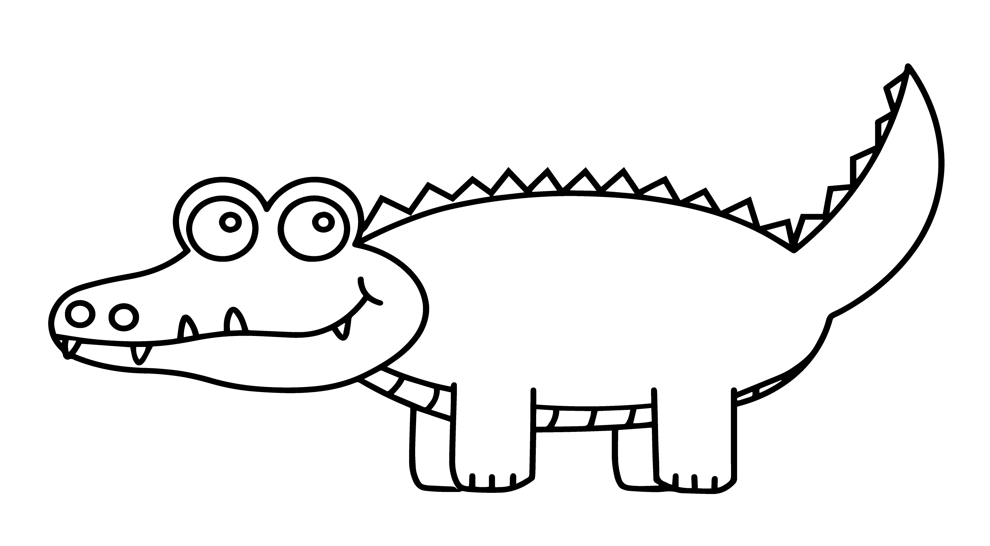 Clipart Alligator Simple Clipart Alligator Simple Transparent FREE For