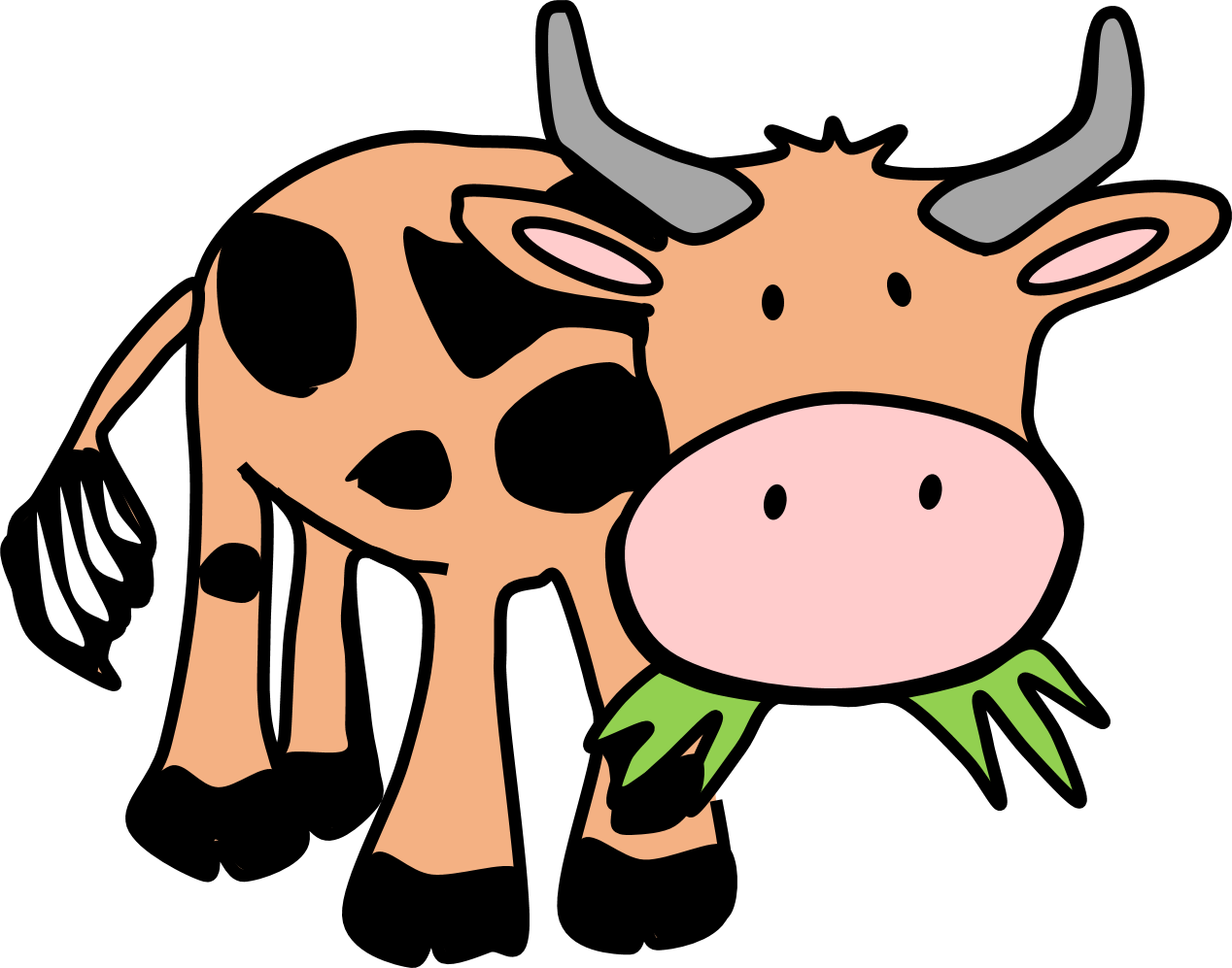 Cow clipart barn. Free farm animals animales