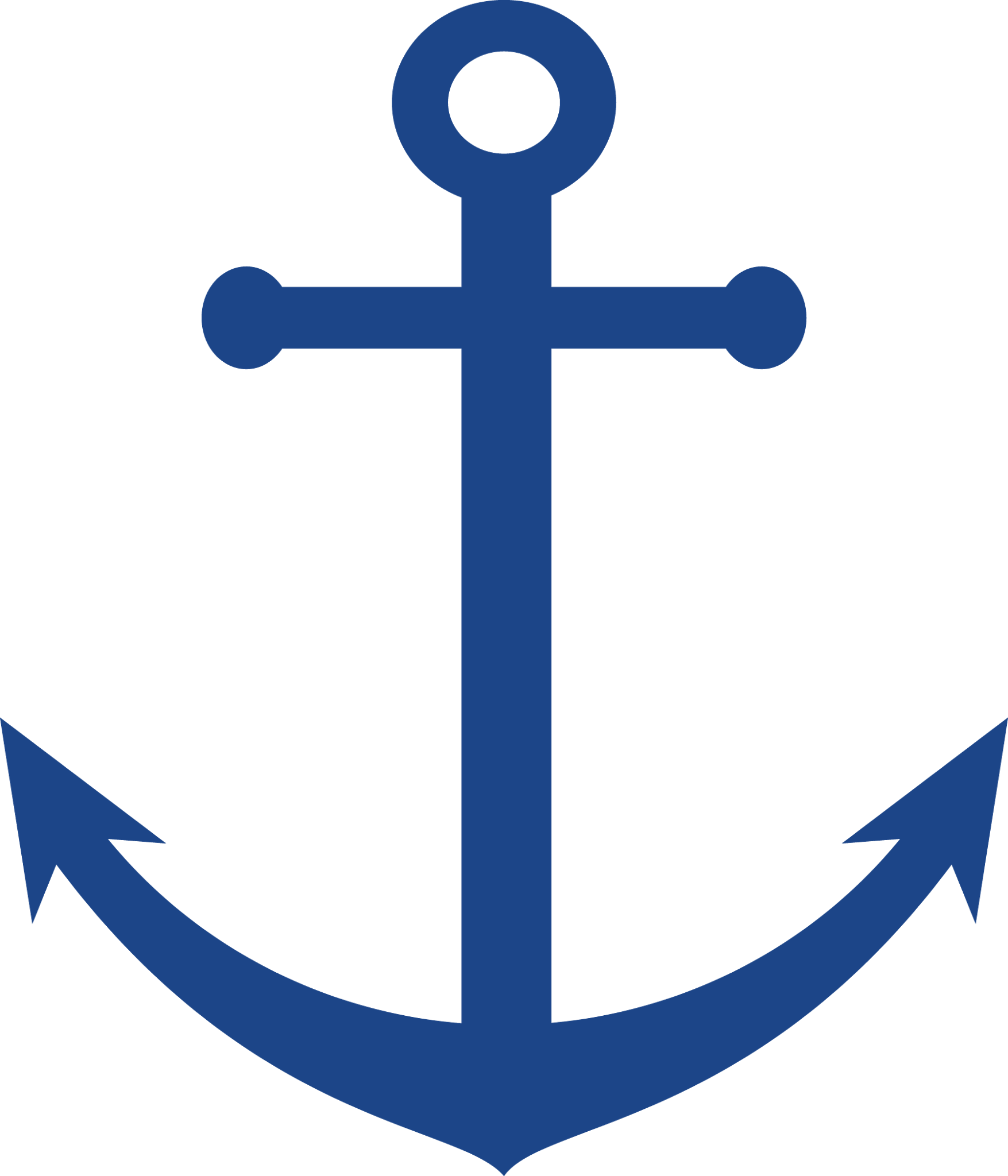 Nautical coral anchor