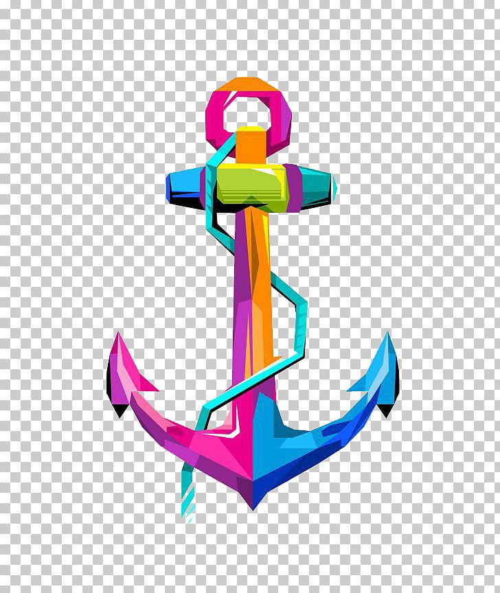 clipart anchor colored