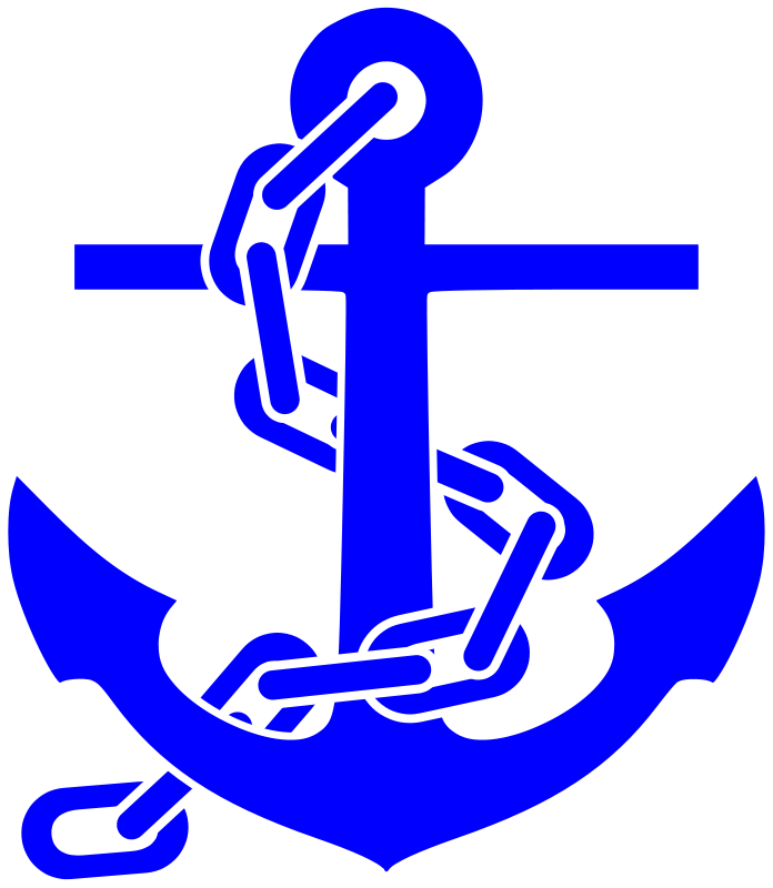 Nautical clipart fouled anchor. Free pinterest clip art