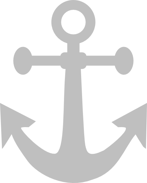 clipart anchor gray