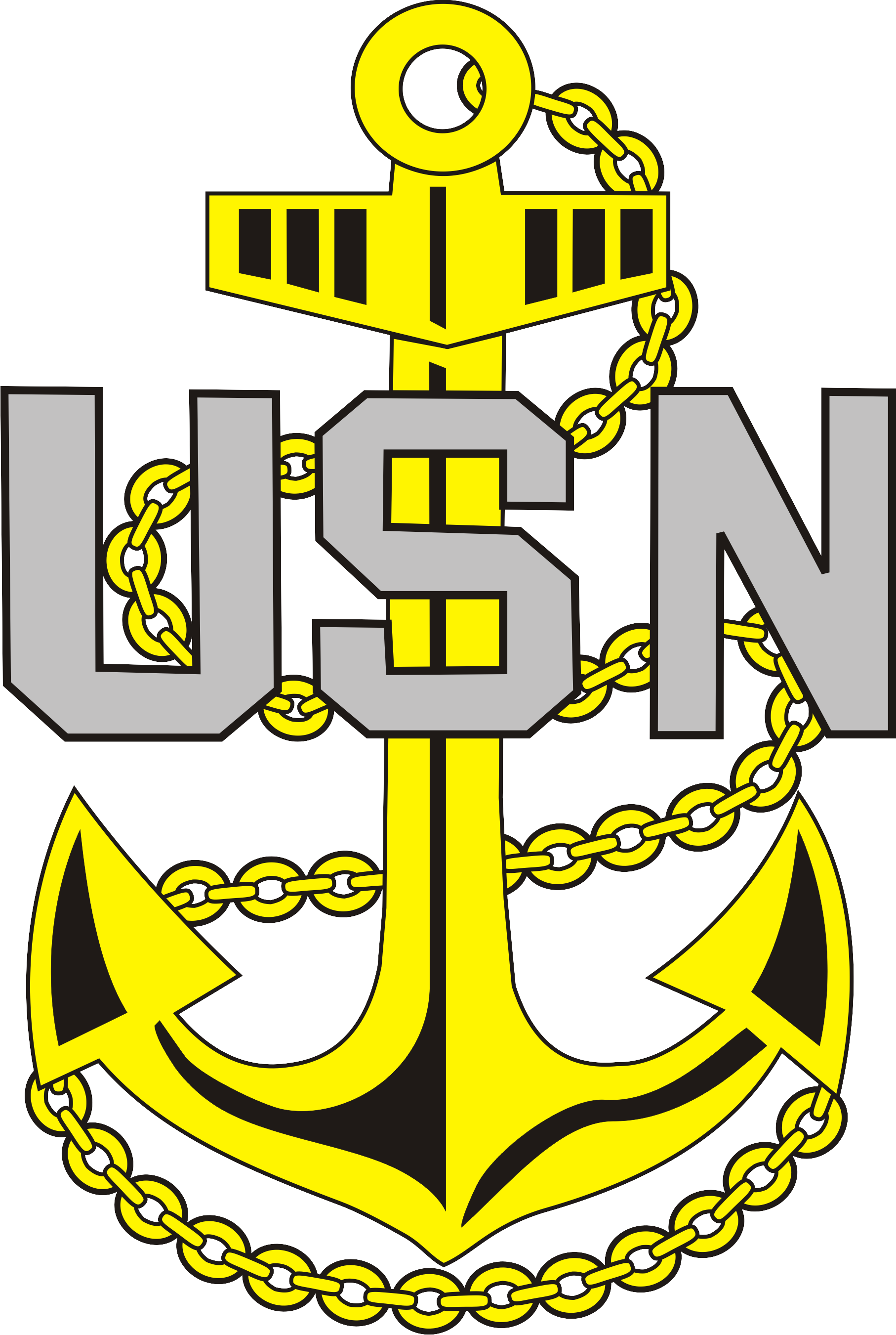 Sailor clipart sailor us navy. Military fabric logo usn