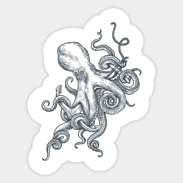 clipart octopus anchor