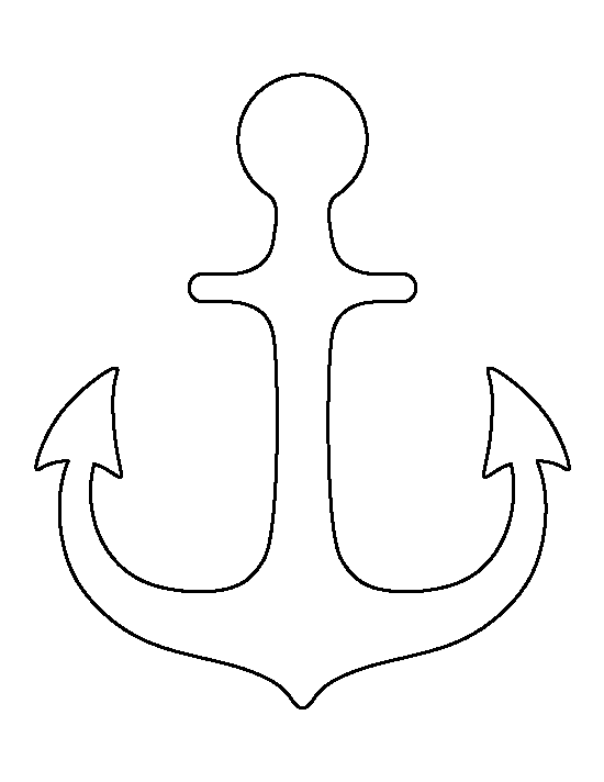 clipart anchor outline