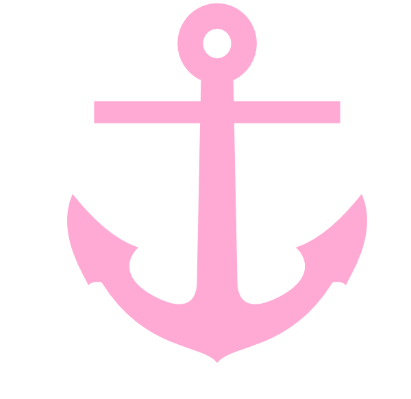 clipart anchor pink