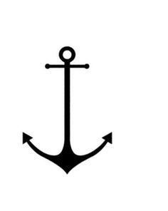 clipart anchor thin