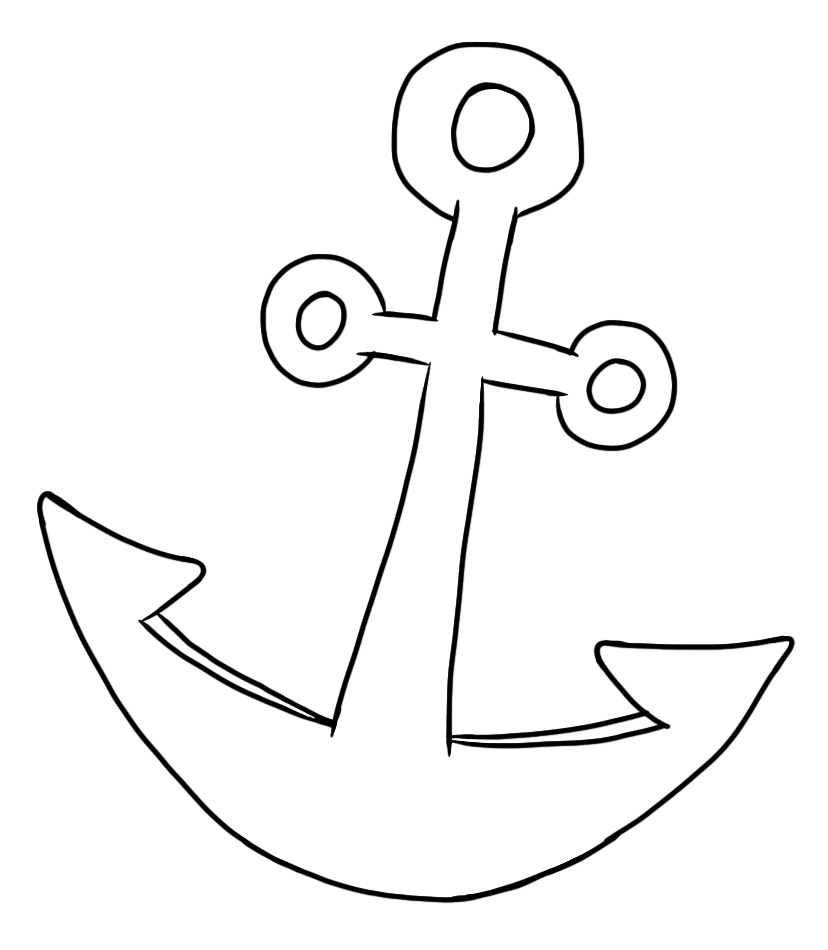 Clipart anchor two. Clip art by carrie