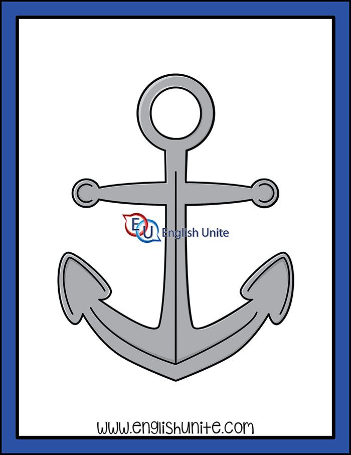 Clipart anchor two. Alphabet clip art 