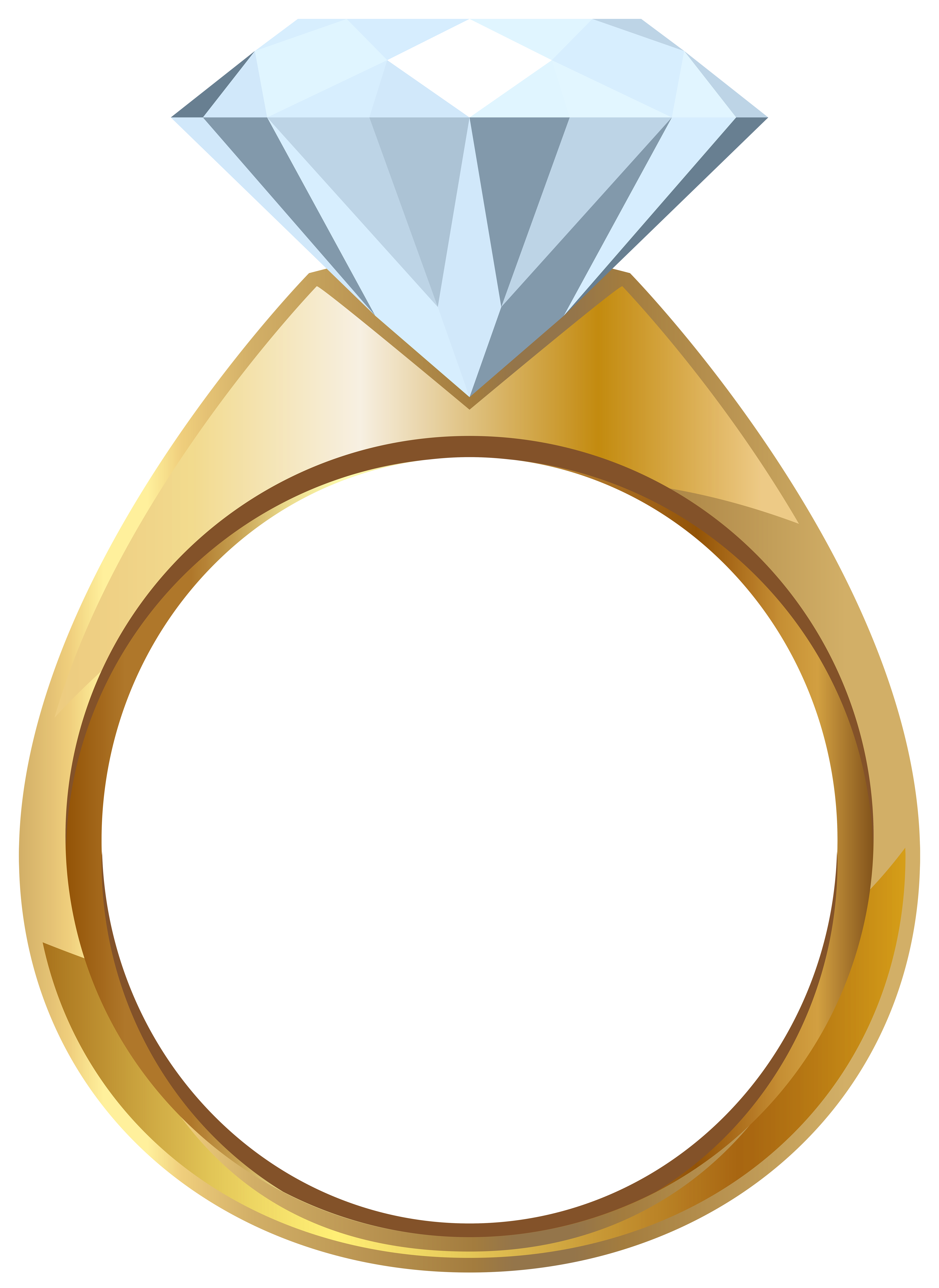Gold engagement ring png. Diamond clipart dress