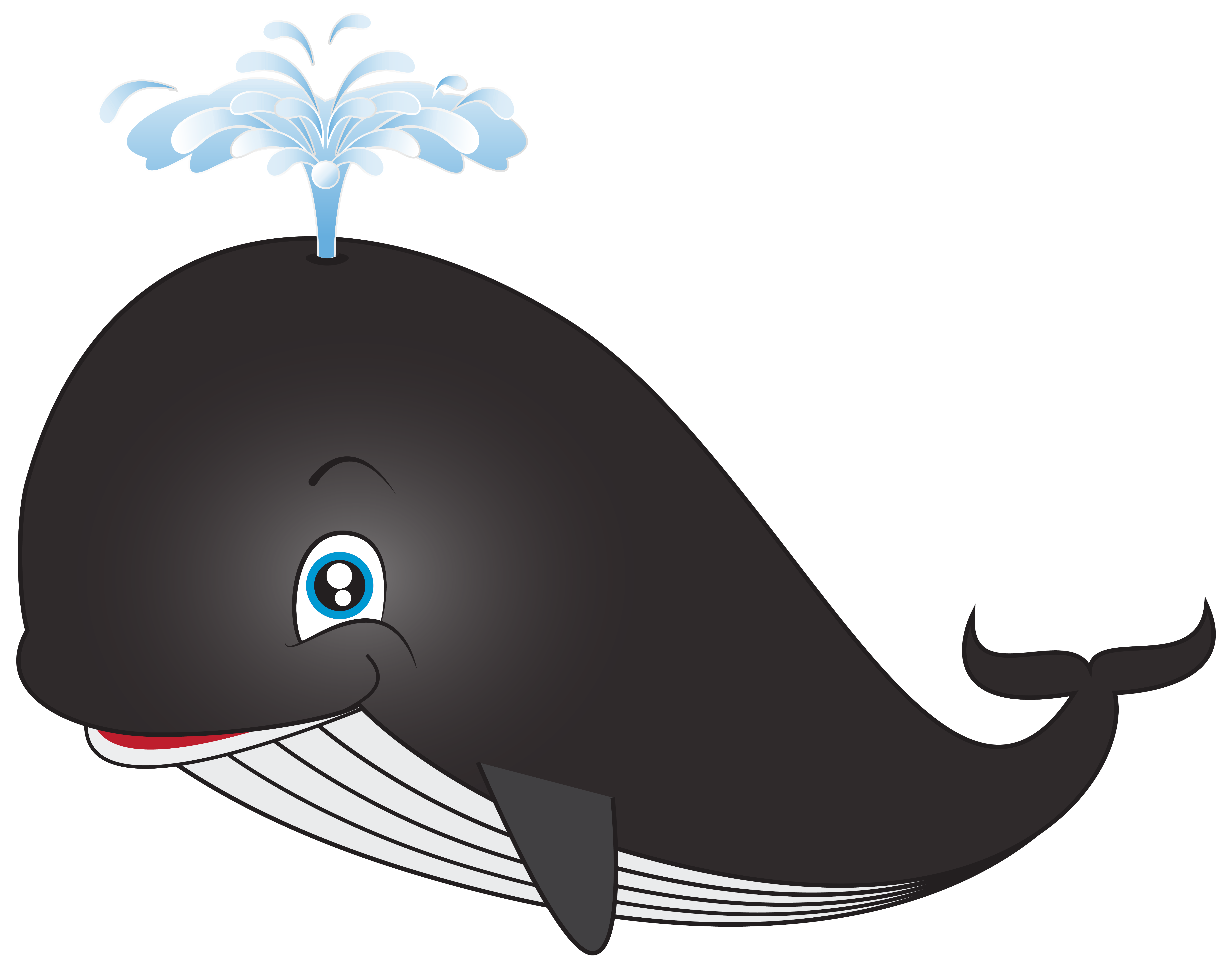 Diver clipart caricature. Whale cartoon png clip