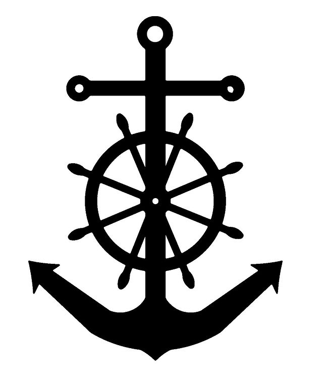 Wheel clipart anchor. Drawing library clip art