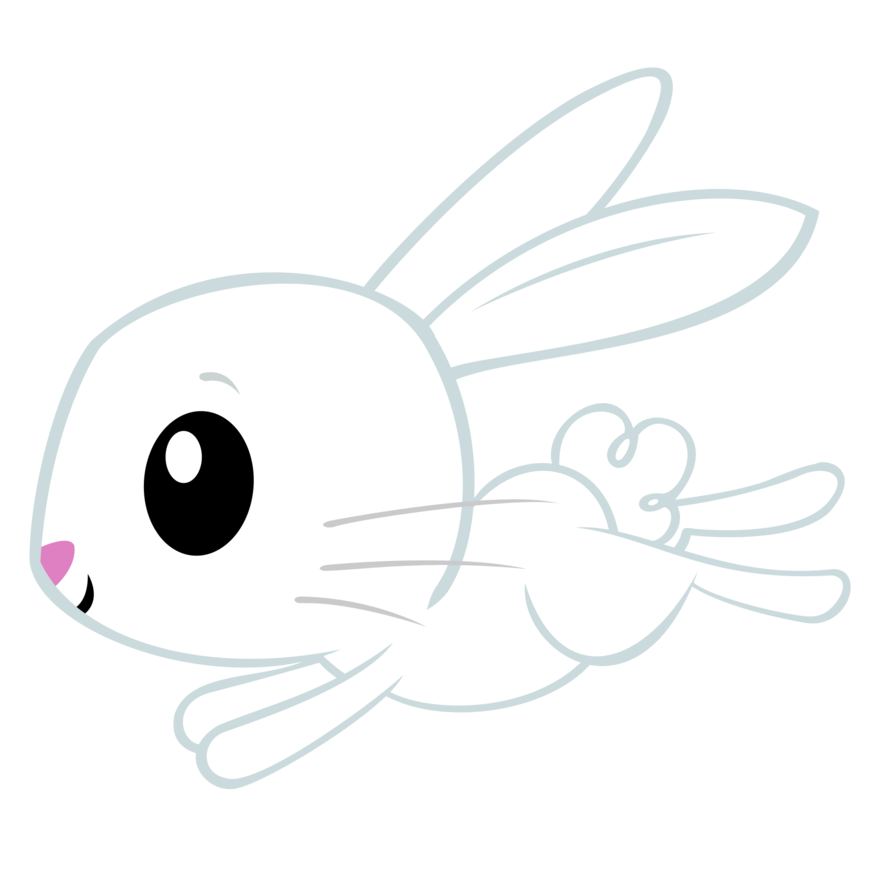 clipart angel bunny
