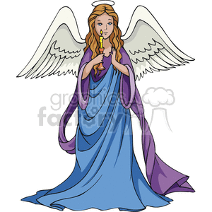 Clipart angel candle. Female holding a royalty