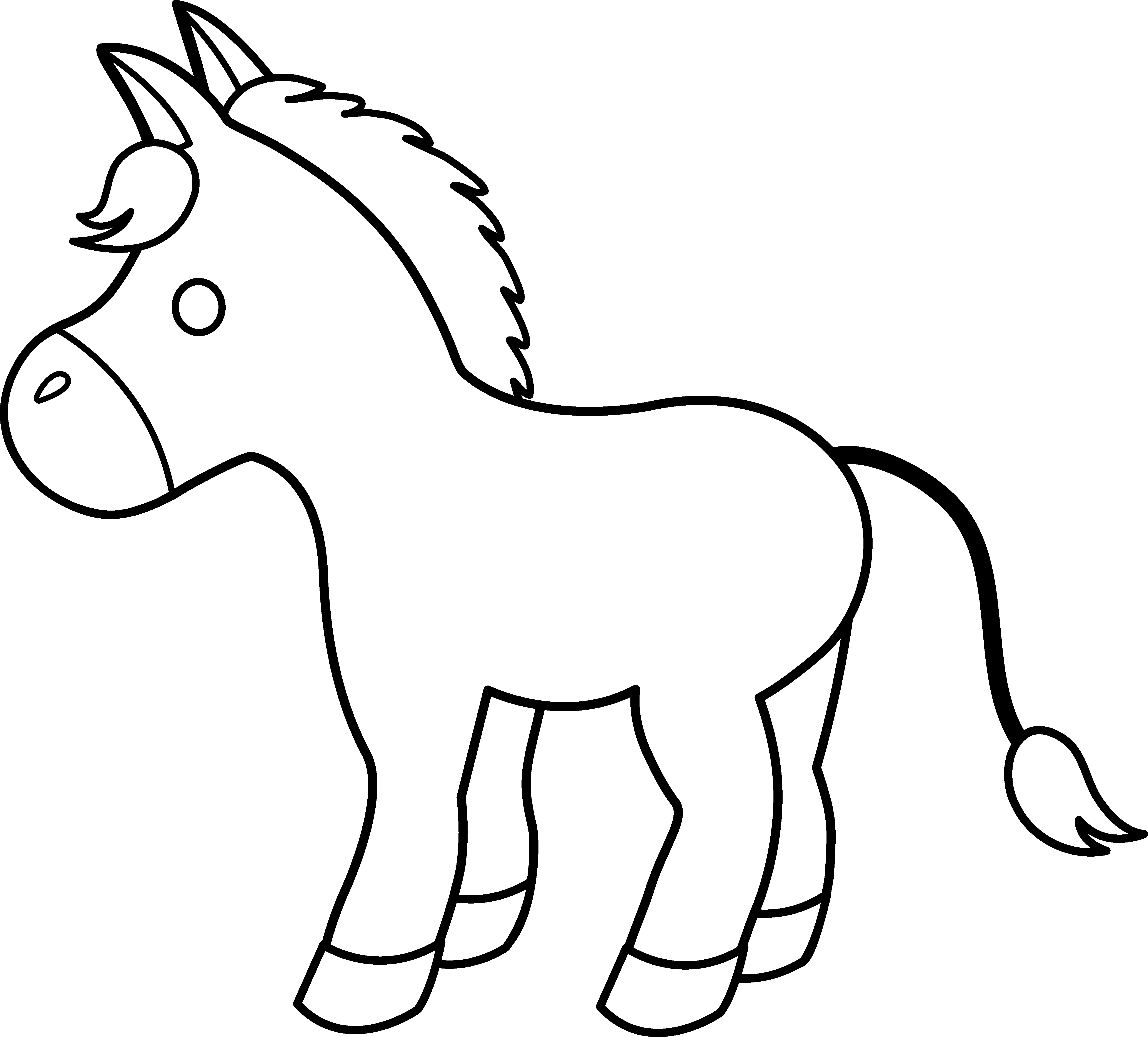 clipart horse baby shower
