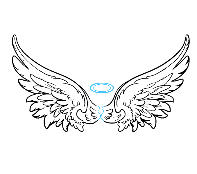halo clipart easy wing