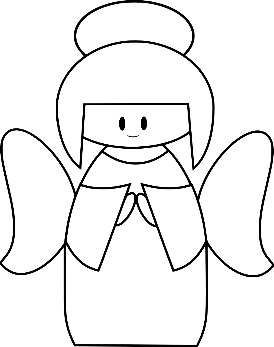 Clipart angel easy.  collection of christmas