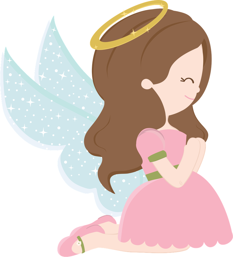 clipart angel first communion