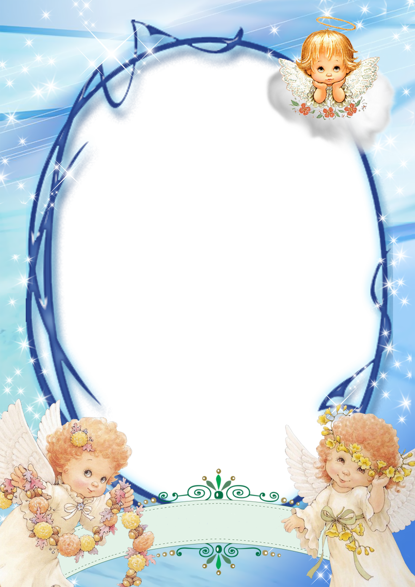 clipart baby frame