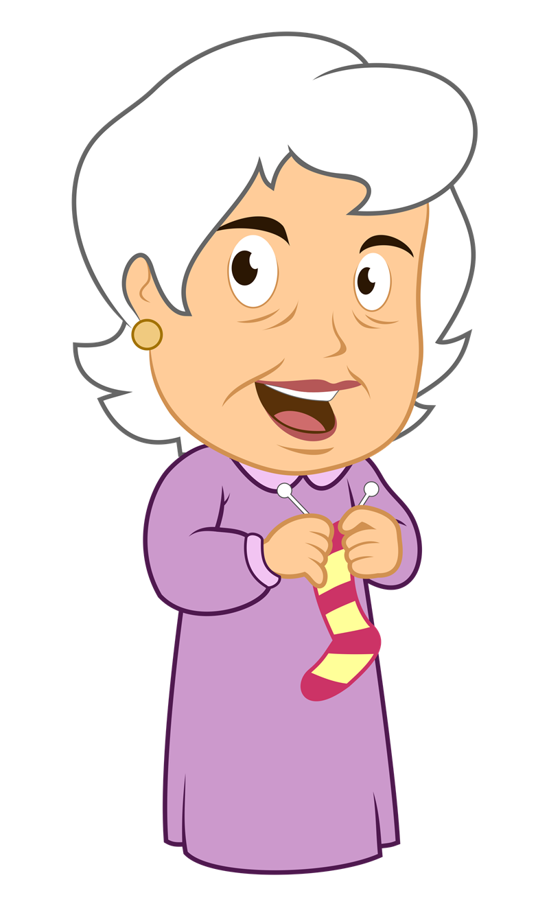  collection of transparent. Young clipart grandma grandchild