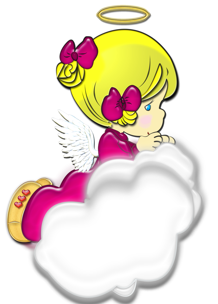 On cloud gallery yopriceville. Clipart angel happy birthday