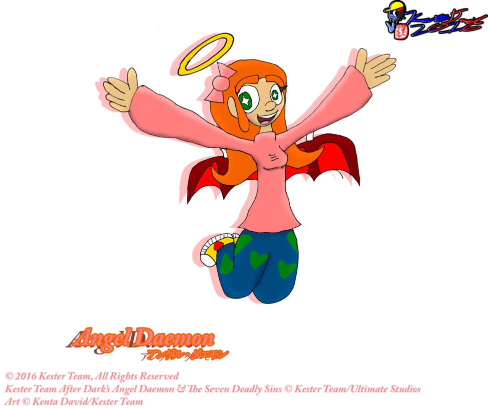 Clipart angel innocence. Half demon all innocent