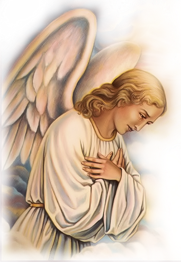 clipart angel prayer background