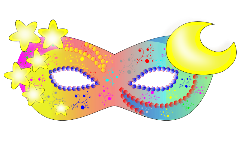 Clipart cat mask. Free party graphics of