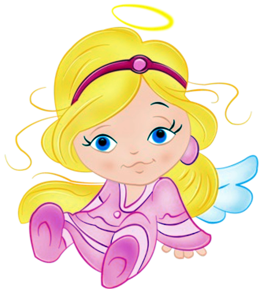 clipart angel silly