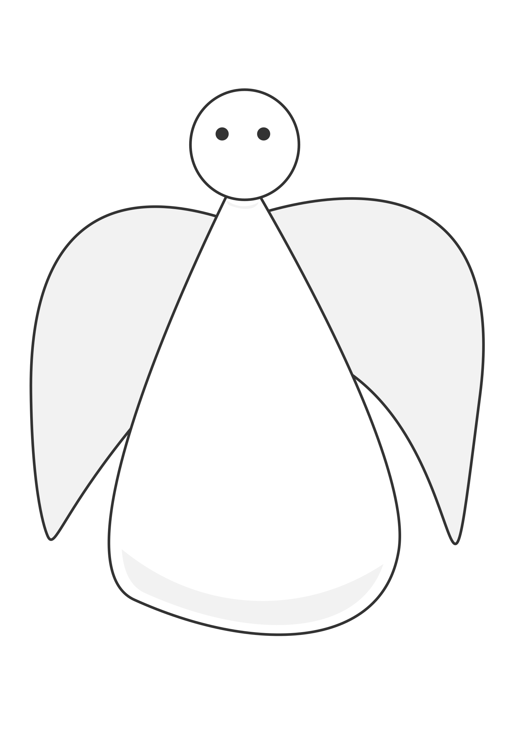 Wing clipart simple. Angel big image png