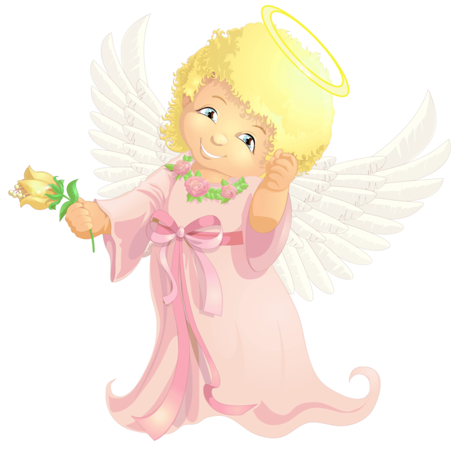 Pink png images pluspng. Clipart angel transparent background