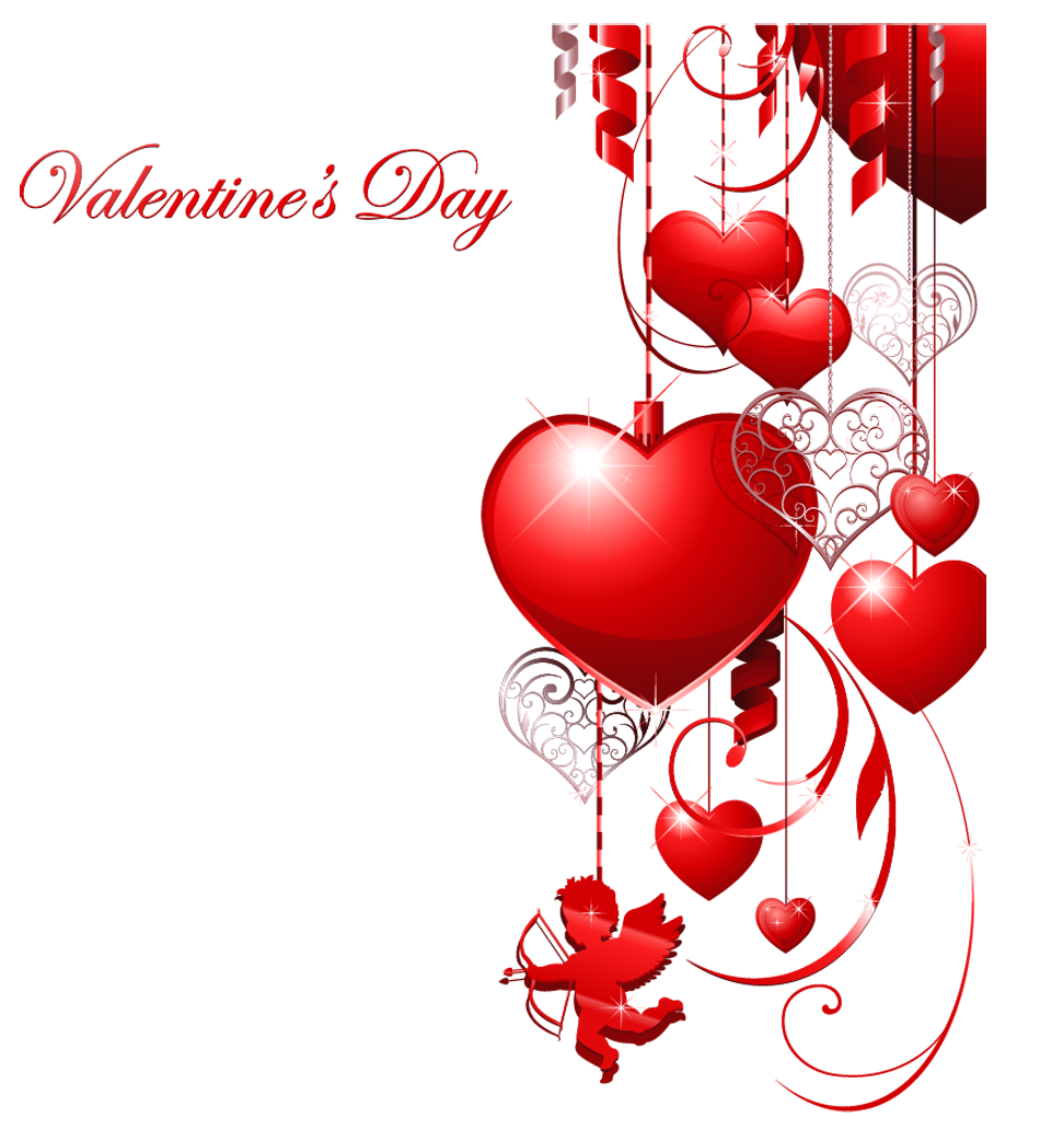 Valentines day clip art. Divider clipart valentine