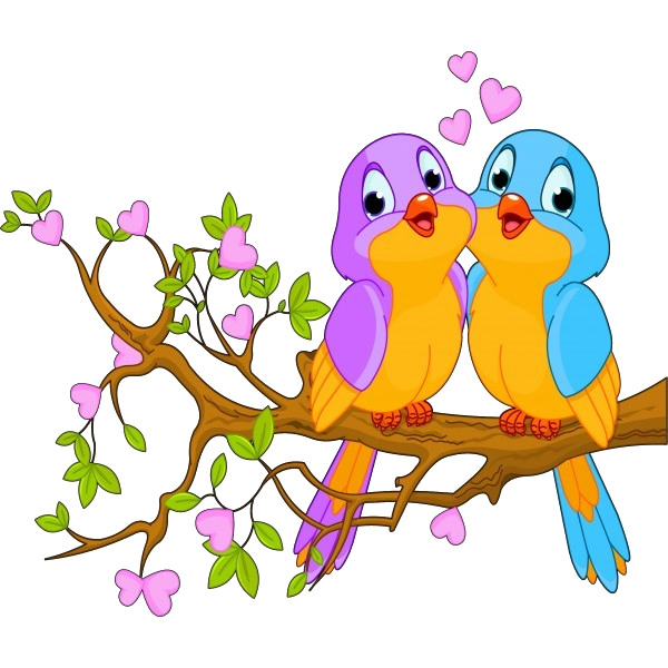 Cute love birds cartoon. Clipart chicken mad