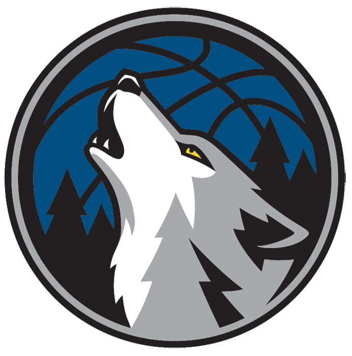 Minnesota timberwolves alternate logo. Wolves clipart basketball