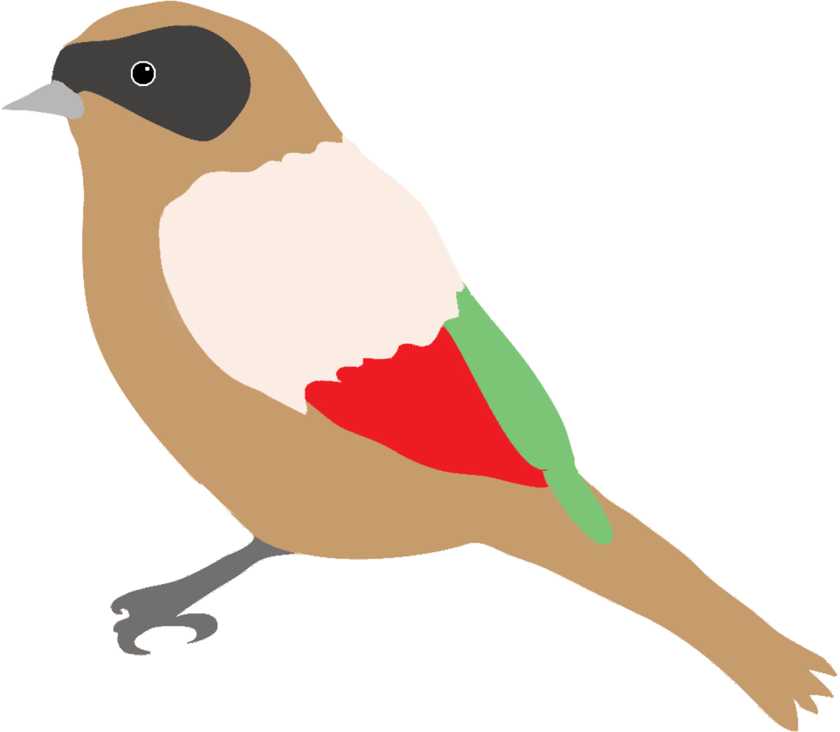letter clipart bird