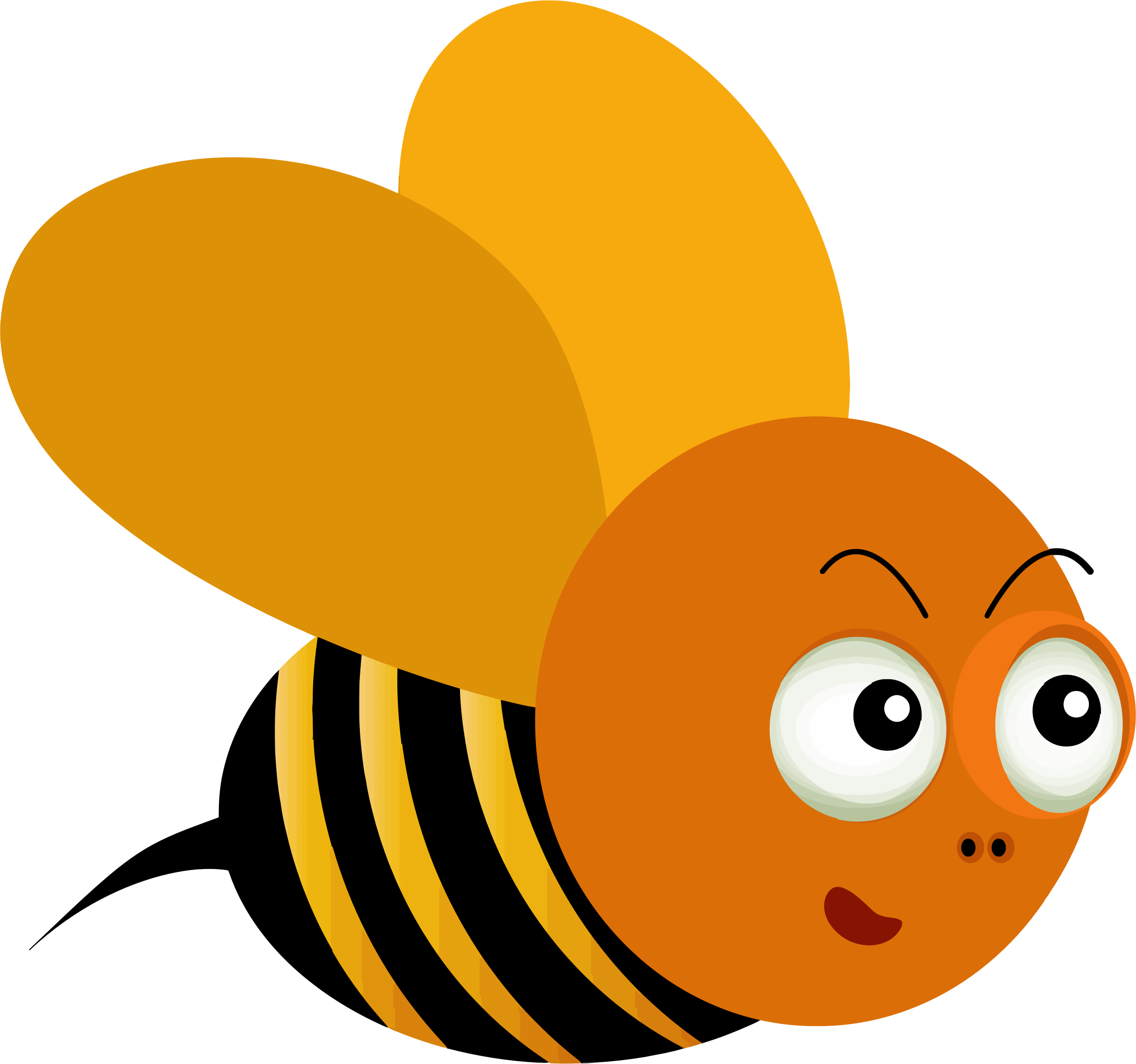 clipart bee comic
