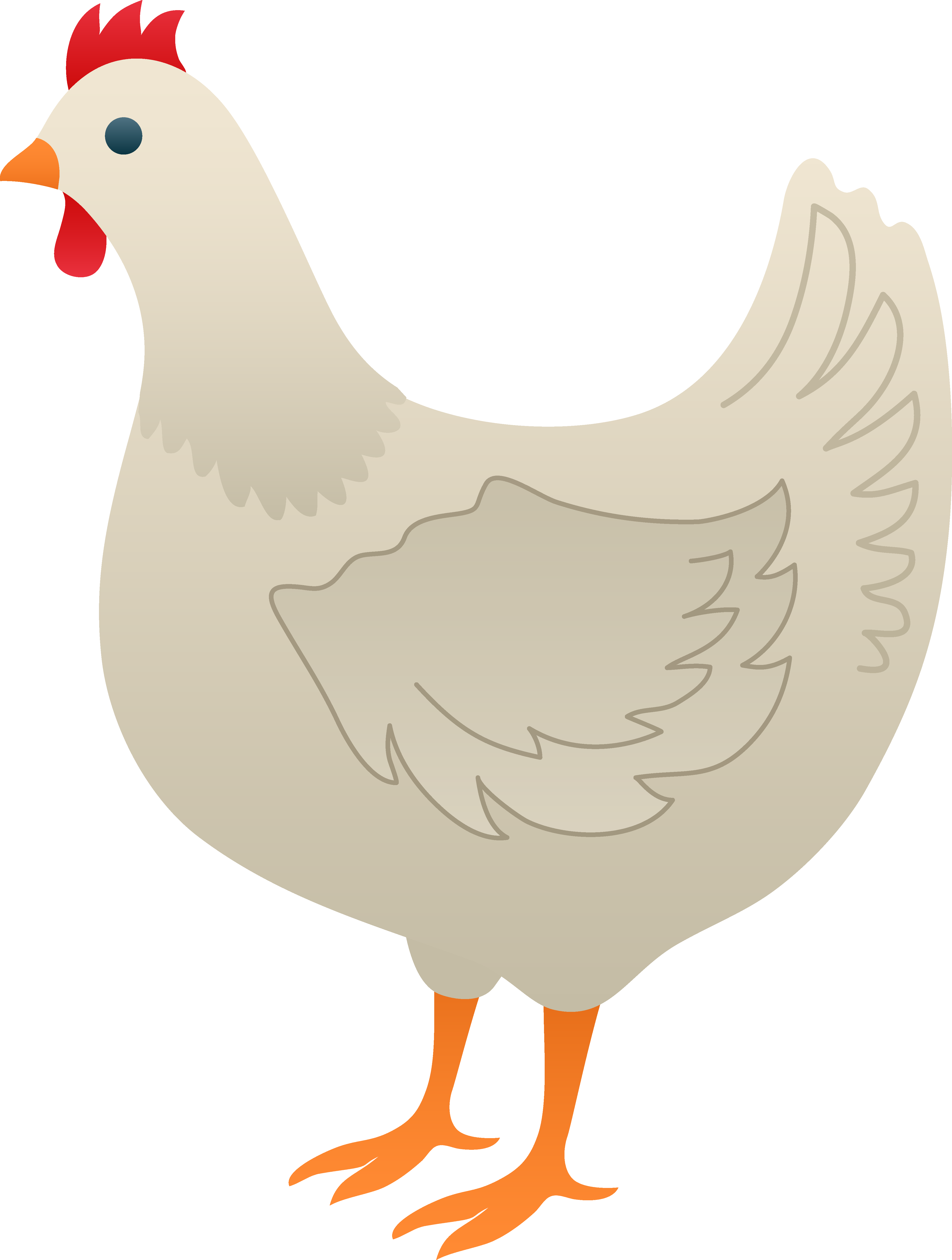 clipart farm hen