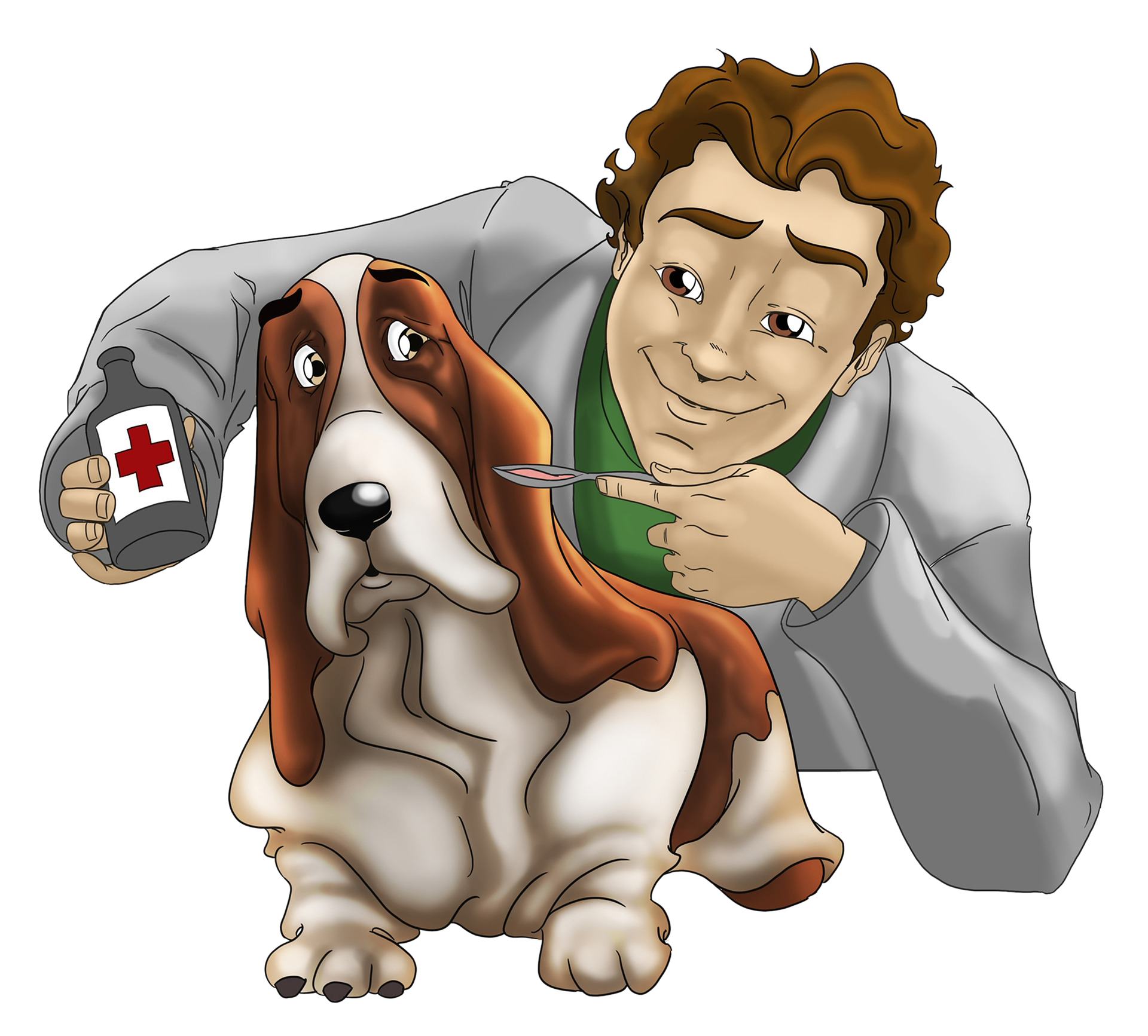 clipart dogs doctor
