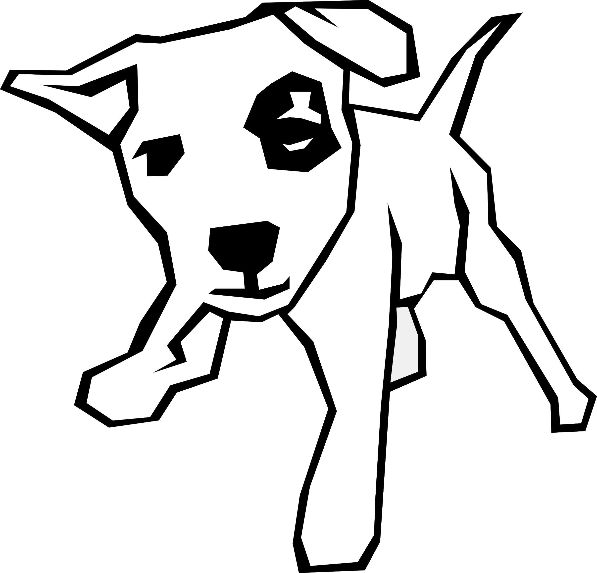 husky clipart simple drawing