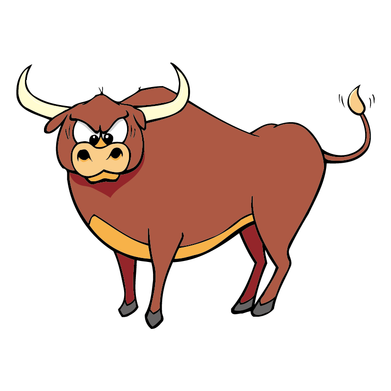 Lime clipart angry. Cattle bull clip art