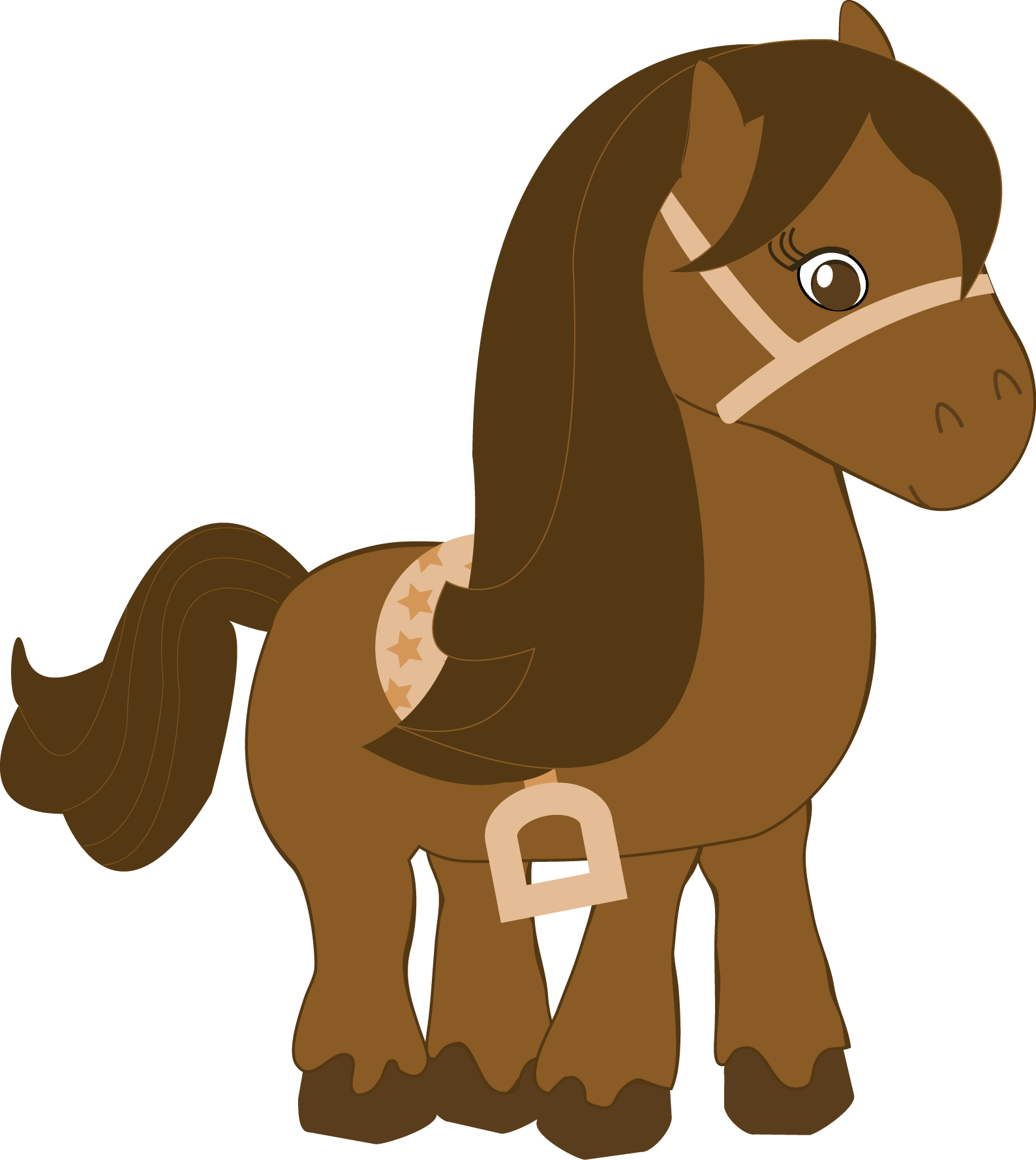 farmhouse clipart horse