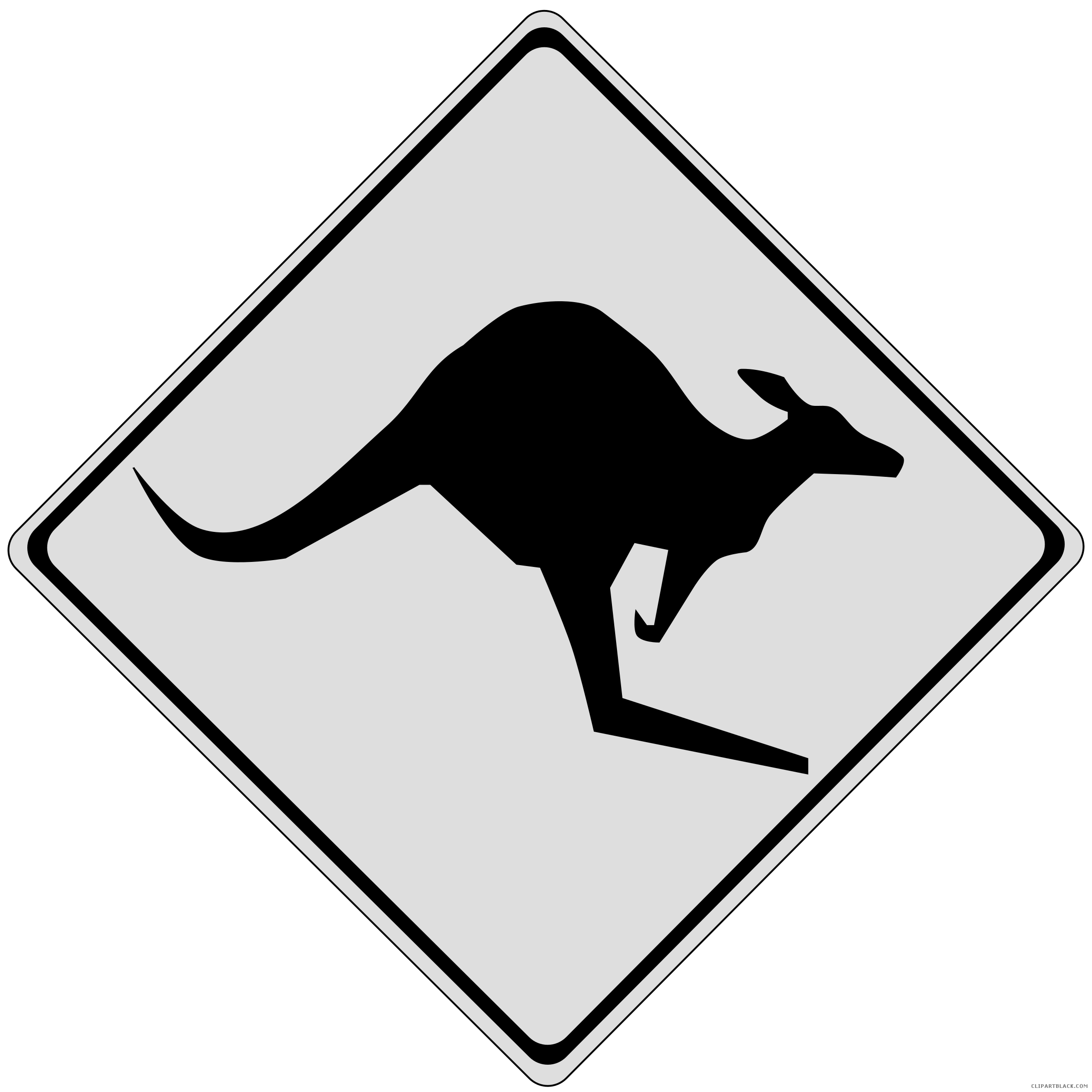 clipart animals kangaroo