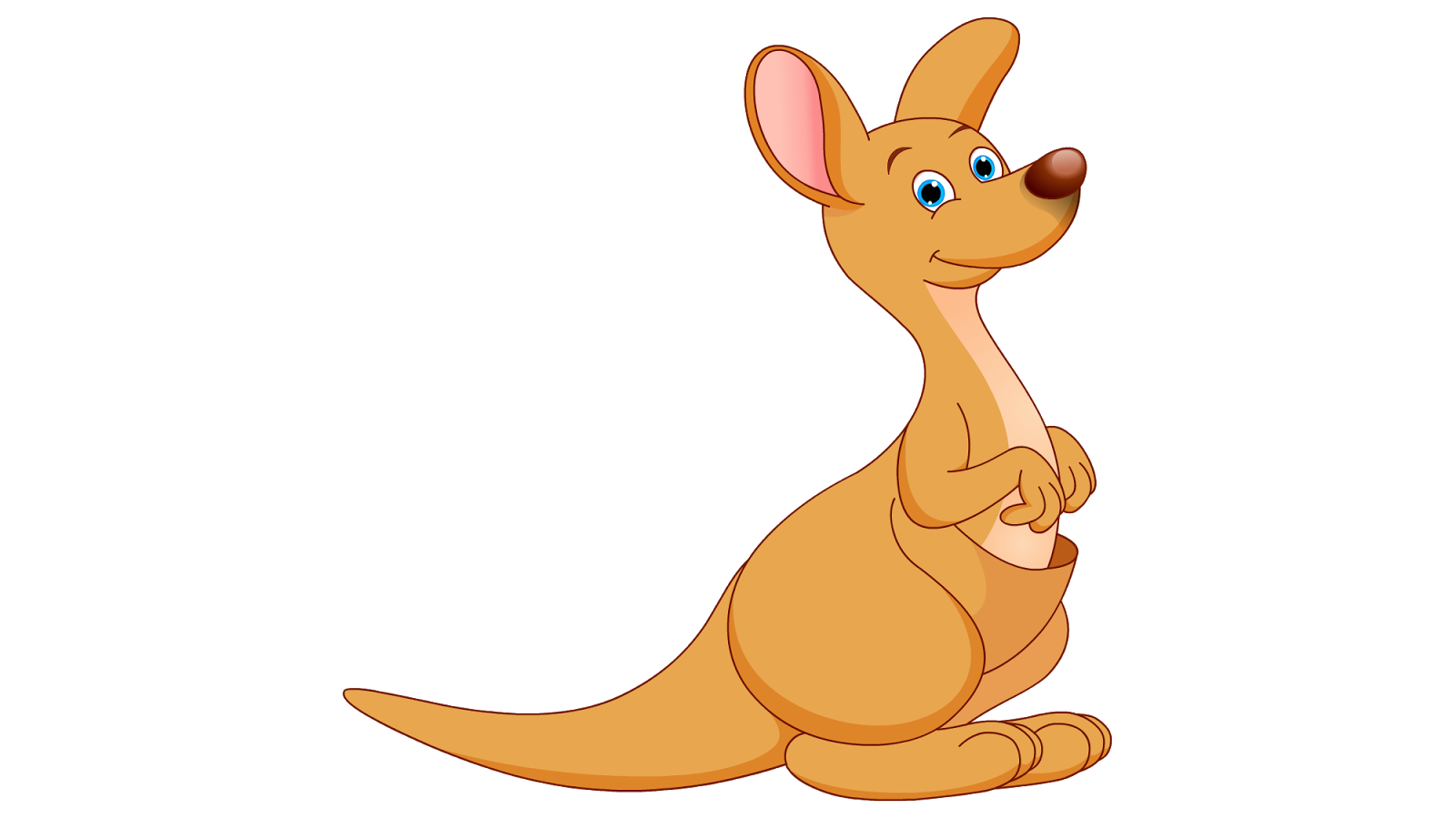 Orange clipart kangaroo, Orange kangaroo Transparent FREE ...
