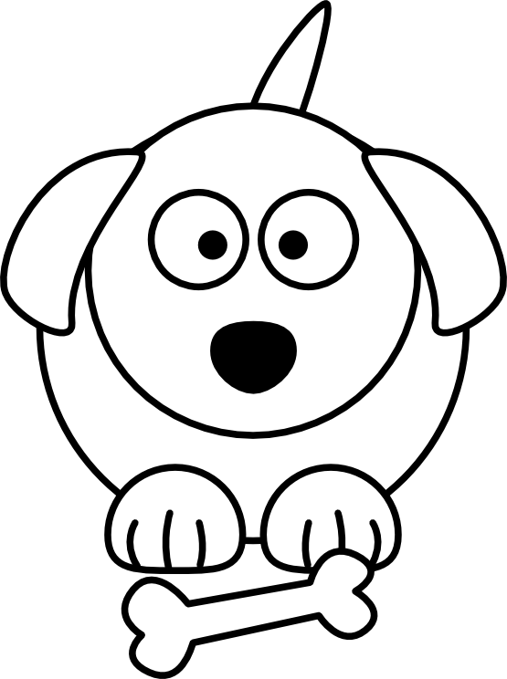 husky clipart cute drawing